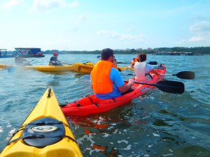 kayaking to kelong