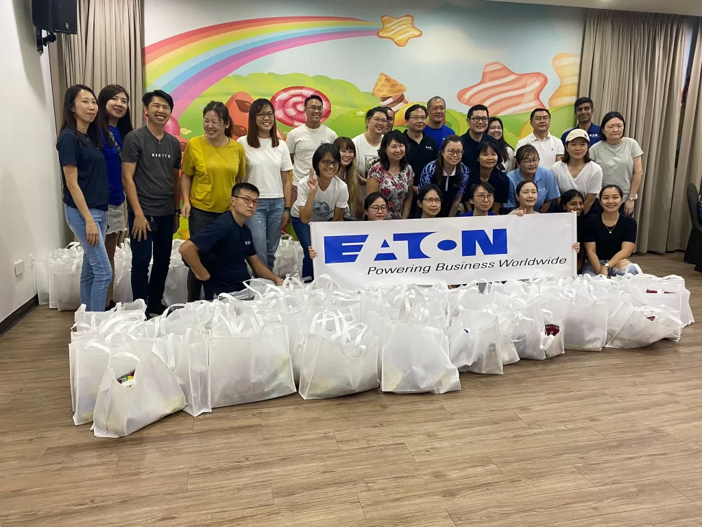 Corporate Bag Of Love donation drive for communities around singapore